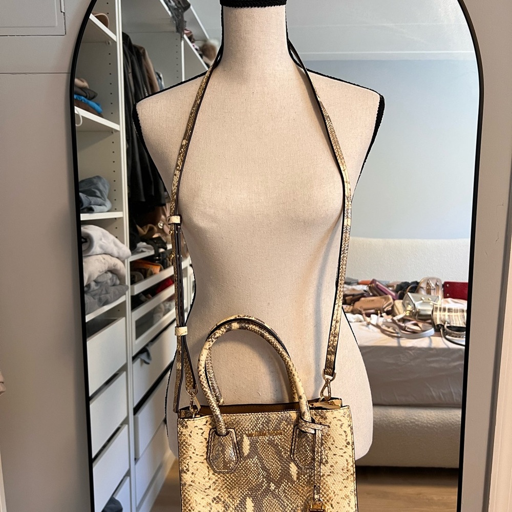 MICHAEL Michael Kors Snake Print Crossbody Bag